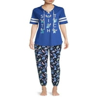 Disney tisak Jednostavna nega elastična struka Poliester Pajamas Pack
