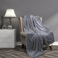 Jedinstvena povoljna reverzibilna Fuzzy flanel flis deka za kauč na razvlačenje