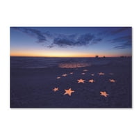 Zaštitni znak likovne umjetnosti' zvijezde su na plaži ' umjetnost na platnu Philippe Sainte-Laudy