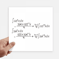 Math Kowledge Cosine Integral formula naljepnica oznake zidna slika Laptop naljepnica samoljepljiva