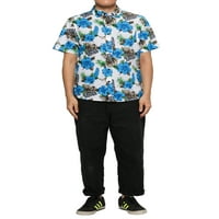 Jedinstvena ponuda Muška cvjetna majica s kratkim rukavima Havajska majica