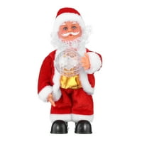 TutunAumb zimski božićni božićni santa claus lutka električno pjevanje plesnog igračaka novogodišnja poklon