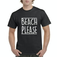 Normalno je dosadno-Muška majica kratki rukav, do muške veličine 5XL-plaža molim
