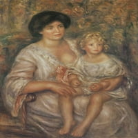 Štampa postera majke i djeteta Pierre-Auguste Renoir