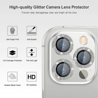 Za iPhone Pro MA kamera zaštitnik objektiva kompatibilan sa iPhone Pro, pojedinim poklopcem kamere Bling