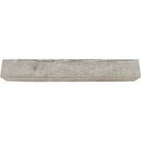 Ekena Millwork 4 W 4 H 24'L 3-Sided grubo rezani Endurathane Fau drvena stropna greda, brušeni Bor