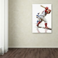 Zaštitni znak likovne umjetnosti 'bejzbol' platna umjetnost macneil studio