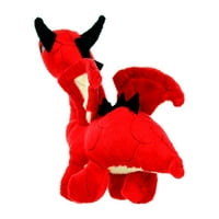 Moćan junior zmaj crveni, plišani i izdržljivi igrački psa