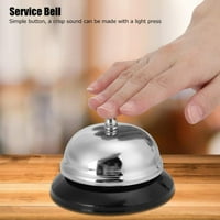 Servis zvono, novi nehrđajući čelik Desktop servis zvona zvona za hotelski restoran Recepcija dodatna