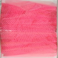 Offray Tulle 1,25 Ruffle Neon Pink Trim, tj