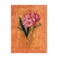 Zaštitni znak likovne umjetnosti 'ružičasto cvijeće crveno' platno umjetnost pablo esteban