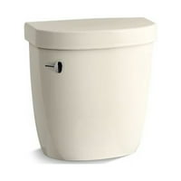 Kohler Cimarron WaterSense visoke efikasno toaletni rezervoar sa ručicama s lijevim putovanjem, 1. GPF, bijeli