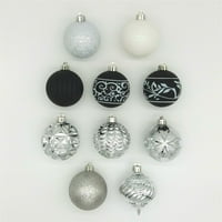 Vrijeme odmora višebojni plastični ukrasi za Božićne loptice otporne na lomljenje, računajte