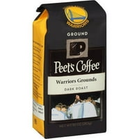 Peet's Coffee Warriors Grounds tamna pržena mljevena kafa, oz