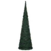 Loewten skočna gudačka vještačka božićna stablo sa LED zelenim 59.1