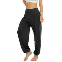 Ženske modne fitness sportske casual hlače yoga labave hlače ženske joge hlače plus veličine čizma za