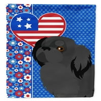 Prirodni uši crni bokser SAD Američka zastava platnene kuće
